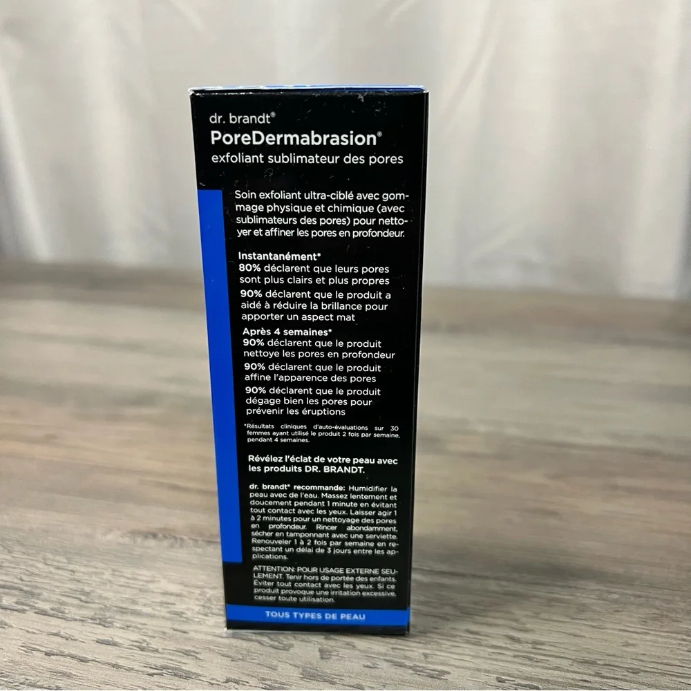 Dr. Brandt PoreDermabrasion Pore Perfecting Exfoliator NIB